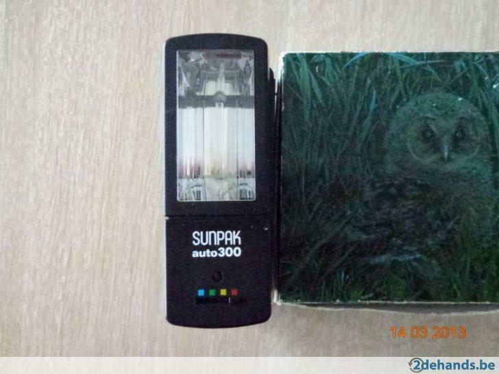 Elektronische Flitser Sunpak auto 300, TV, Hi-fi & Vidéo, Photo | Flash, Utilisé