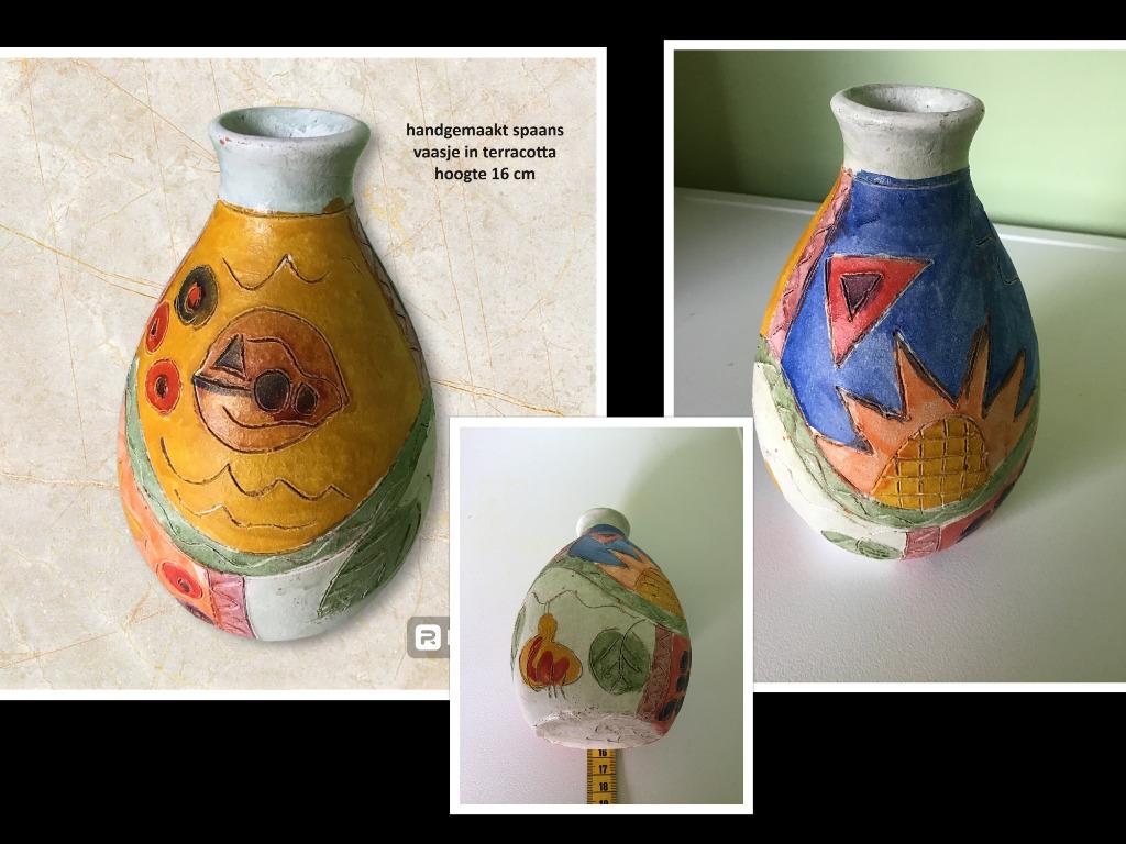 handmade vaasje, Antiek en Kunst, Antiek | Keramiek en Aardewerk, Ophalen of Verzenden