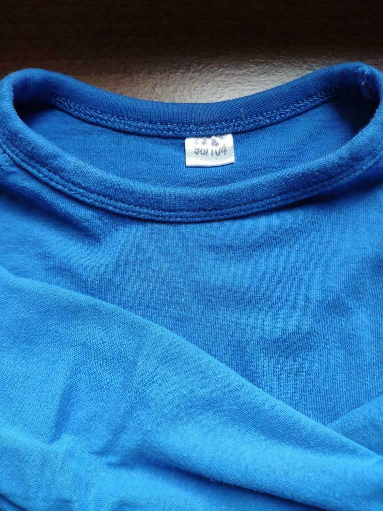 Blauwe longsleeve - basis stuk - maat 98 104, Ophalen of Verzenden, Gebruikt, Jongen of Meisje, Shirt of Longsleeve