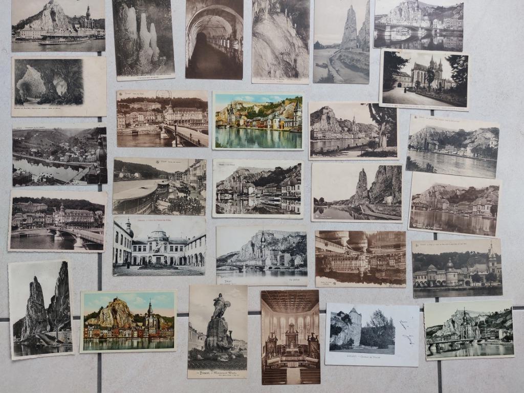 lot van 29 oude postkaarten van Dinant, Verzenden