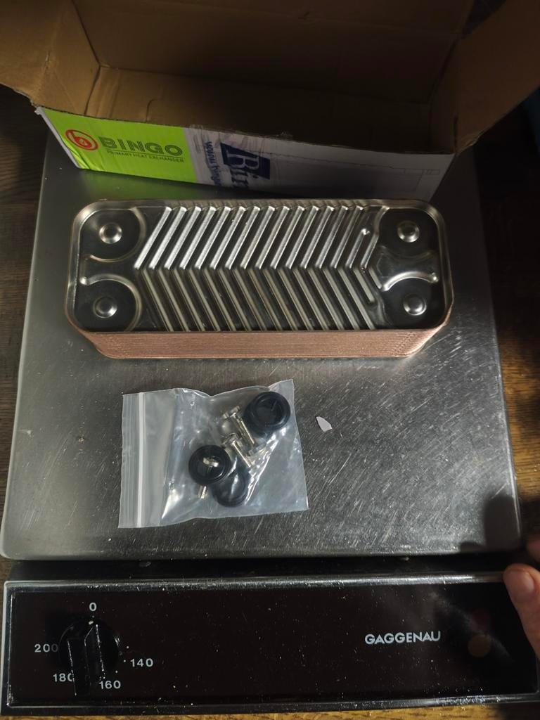 Échangeur a plaques 20 plaques, Ophalen