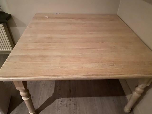 tafel, Ophalen, Vierkant, Zo goed als nieuw, Vier personen