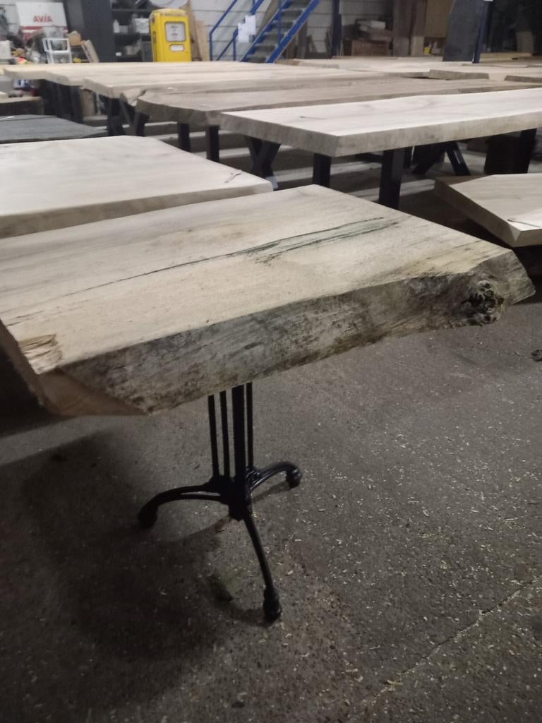 Boomstamtafels tafelbladen planken wandplanken keuken badkam, Tuin en Terras, Ophalen, Nieuw