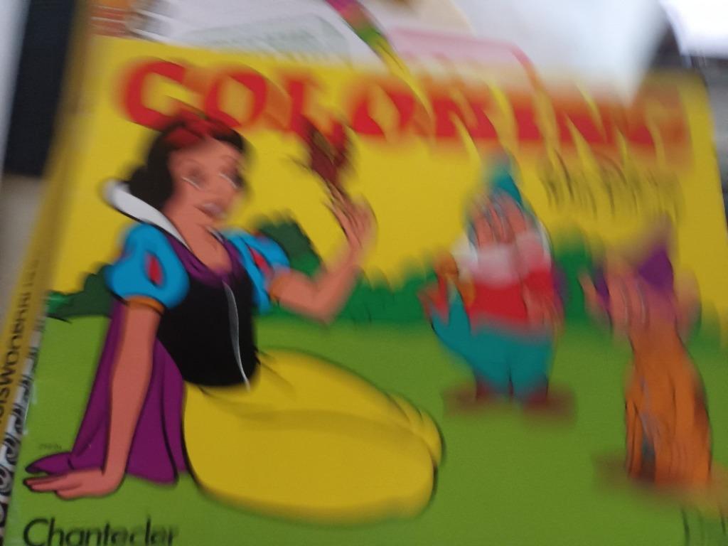 Kleurboek Walt Disney : sneeuwwitje en de 7 dwergen, Ophalen of Verzenden, Nieuw, Potlood of Stift