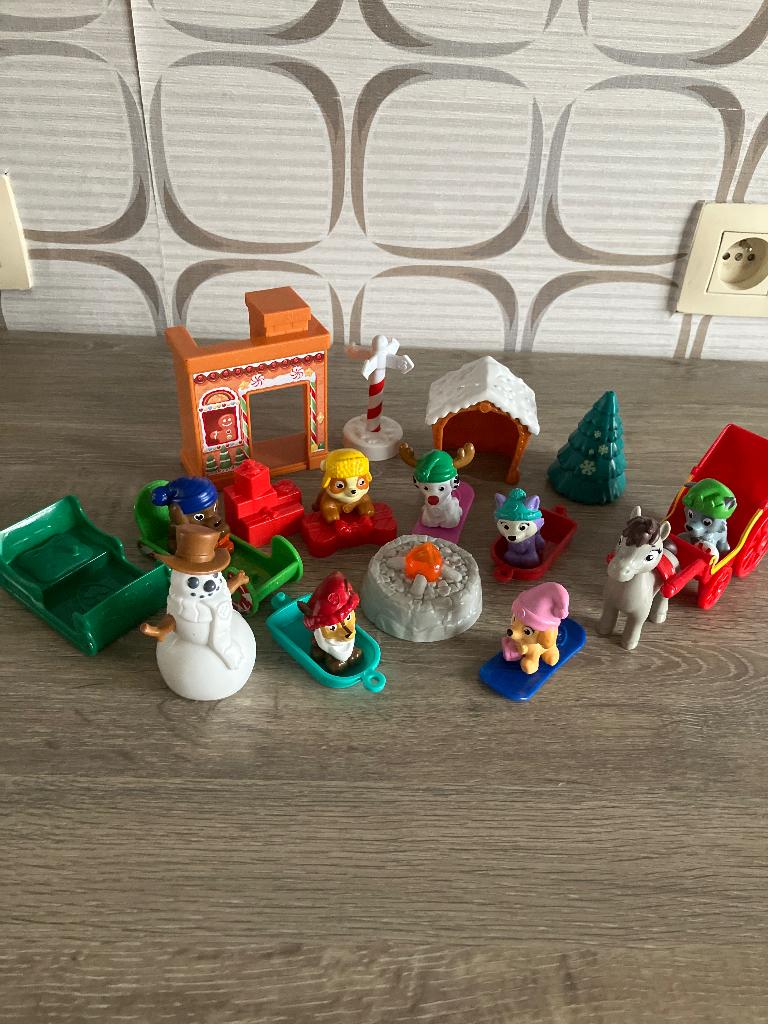 Figuurtjes Paw Patrol advent 2024, Ophalen