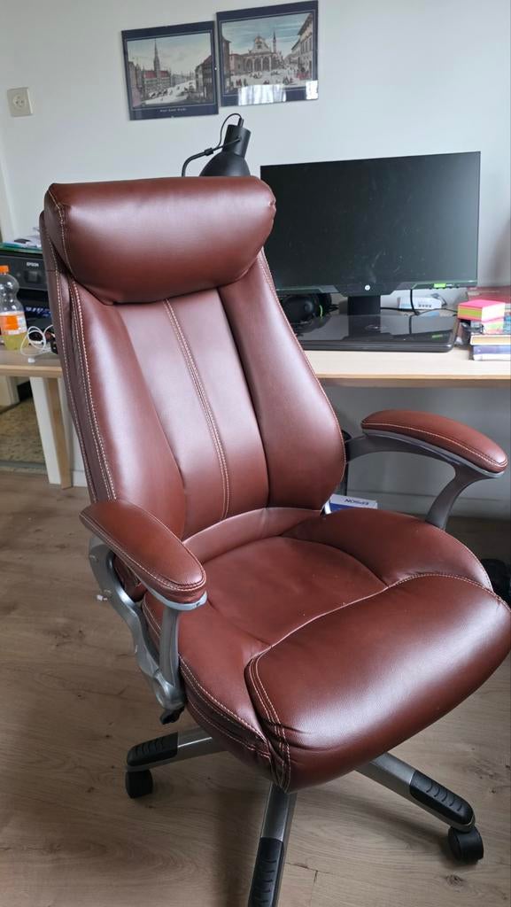 Stoel Bureau Leder Eco - 50 euro, Ophalen of Verzenden