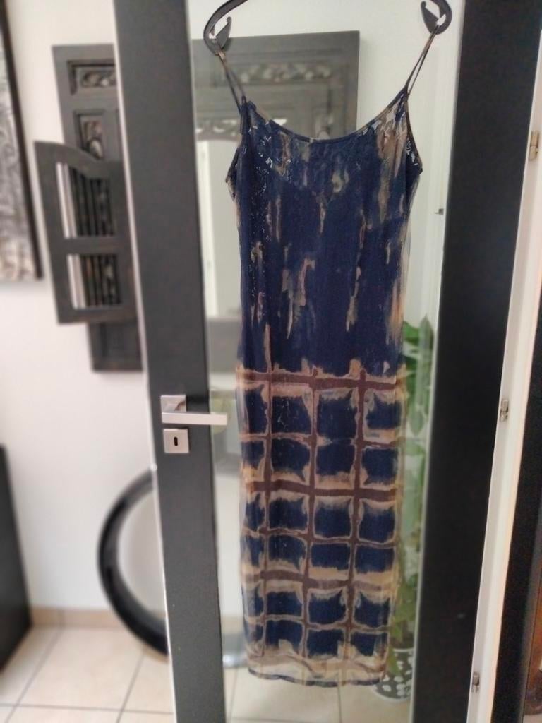 Lange jurk.fijne schouderbandjes.merk Legatte Jeans, Ophalen of Verzenden, Zo goed als nieuw