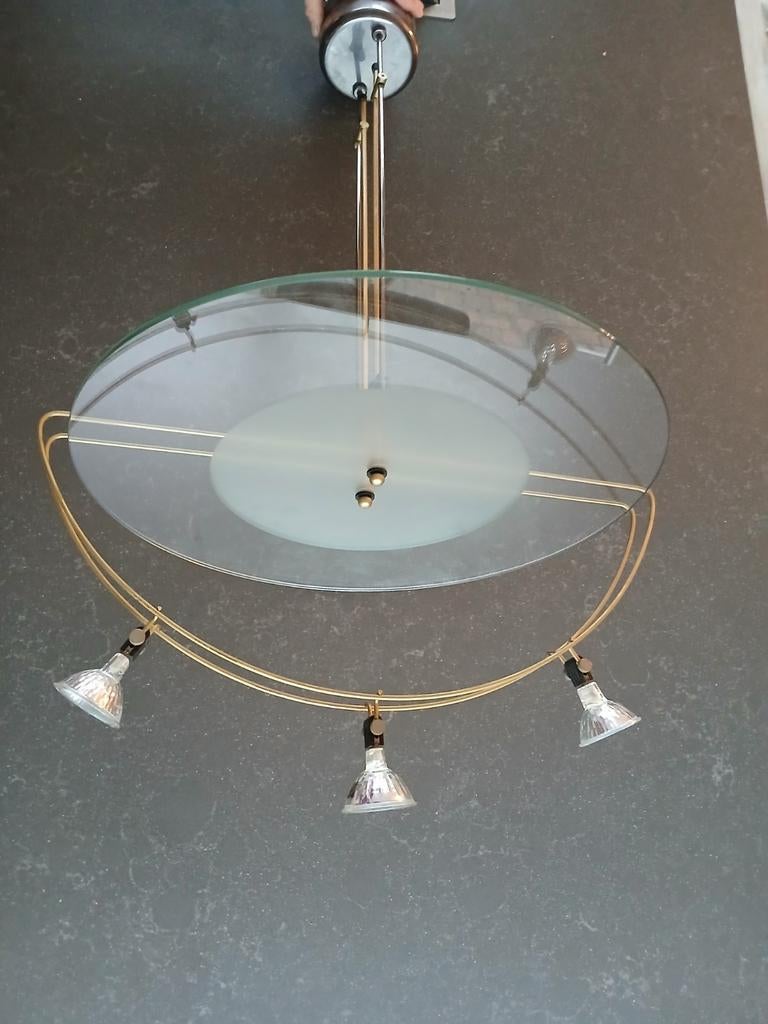 Moderne luster, Huis en Inrichting, Lampen | Kroonluchters, Ophalen