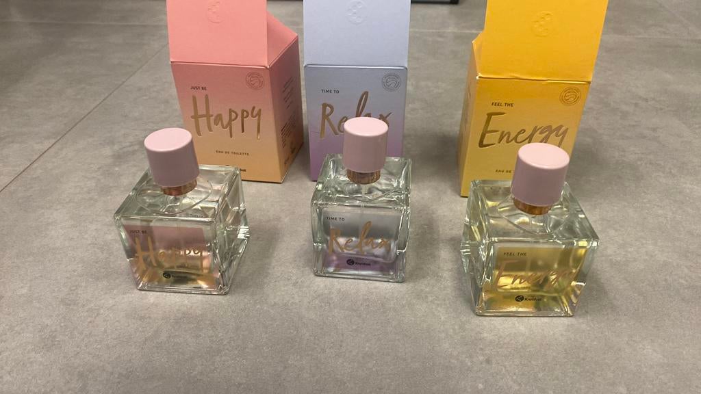 Set eau de toilette kruidvat (3x50ml), Ophalen of Verzenden, Nieuw, Parfumfles, Gevuld