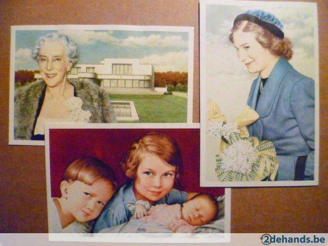 HM. Elisabeth, Joséphine-Charlotte, Boudewijn, Albert II, Verzenden, Gebruikt