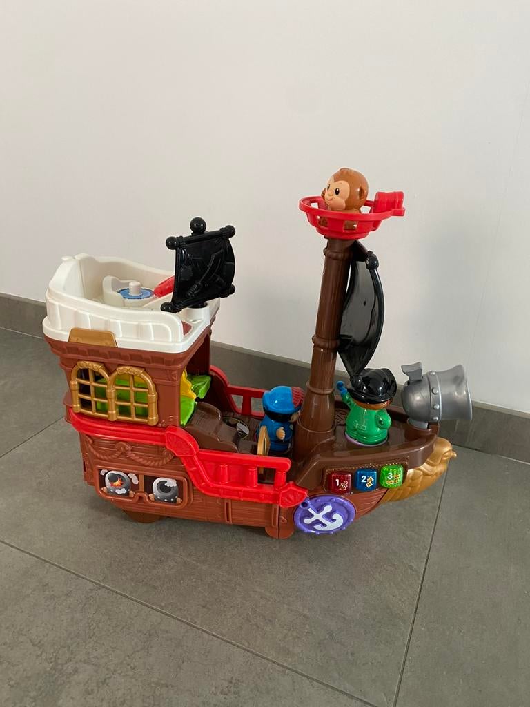 Interactieve piratenboot - VTech, Enlèvement, Comme neuf, 2 à 4 ans