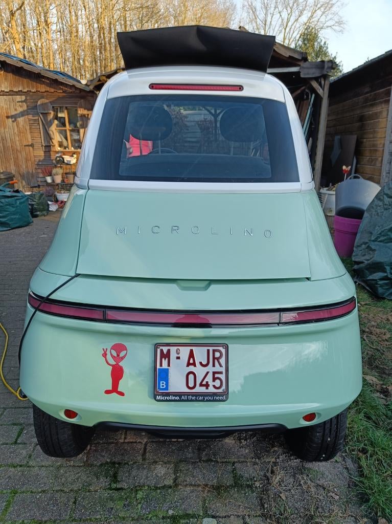 Microlino L7e-CP, Achat, 2 places, Entretenue par le concessionnaire, Beige