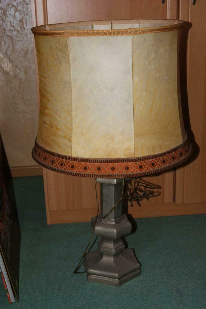 antieke staanlamp, Ophalen