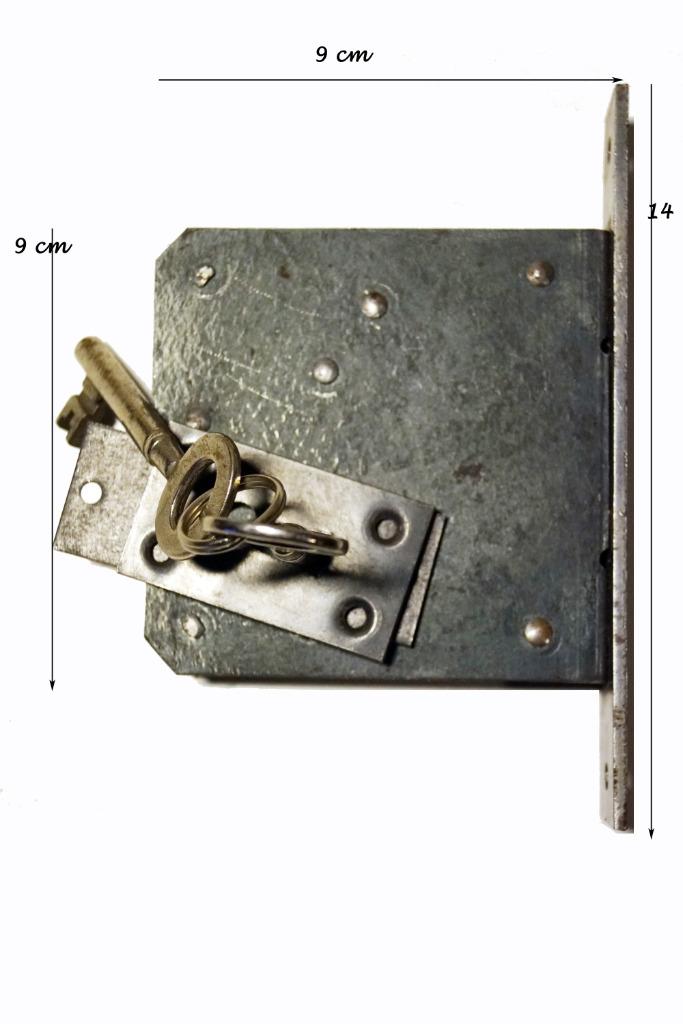 Oud LITTO insteek deurslot, Ophalen of Verzenden, Nieuw, 50 tot 100 mm, Overige typen