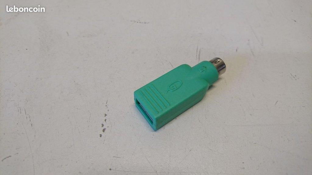 Adaptateur USB vers PS2 pour souris, Envoi, Comme neuf