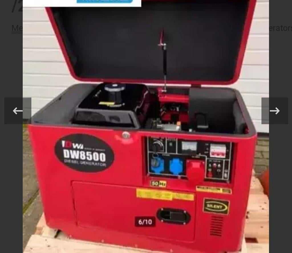Générateur diesel 6kva nouveau