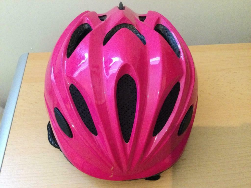Fluo-roze fietshelm mt. S, Ophalen of Verzenden, Zo goed als nieuw, S