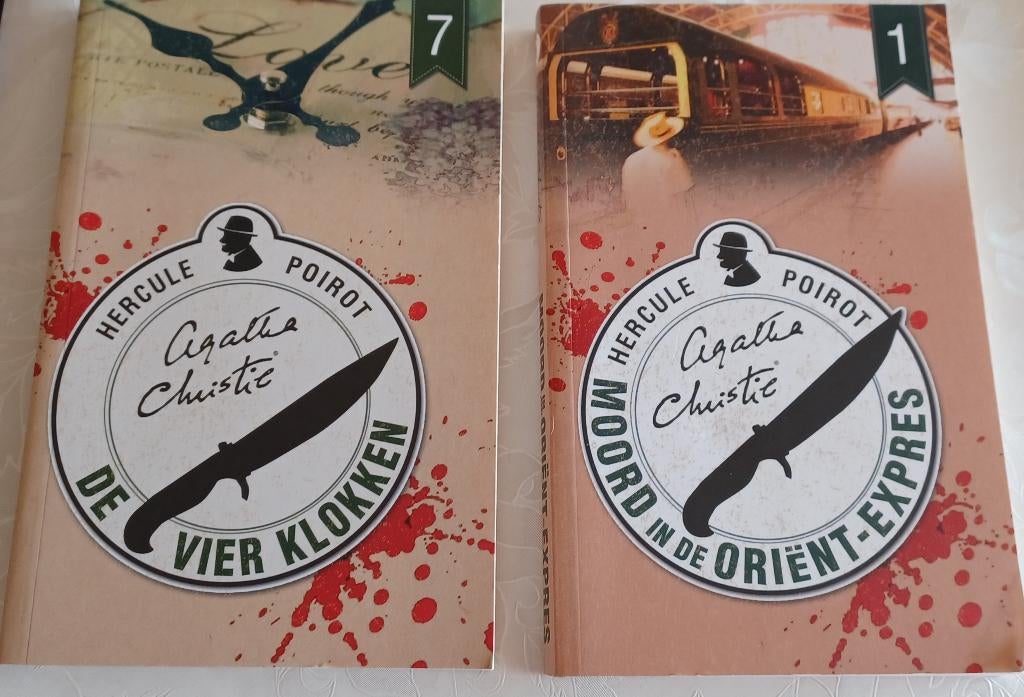 HERCULE POIROT: - Moord op de Oriënt Express  - De 4 klokken, Enlèvement ou Envoi, Comme neuf