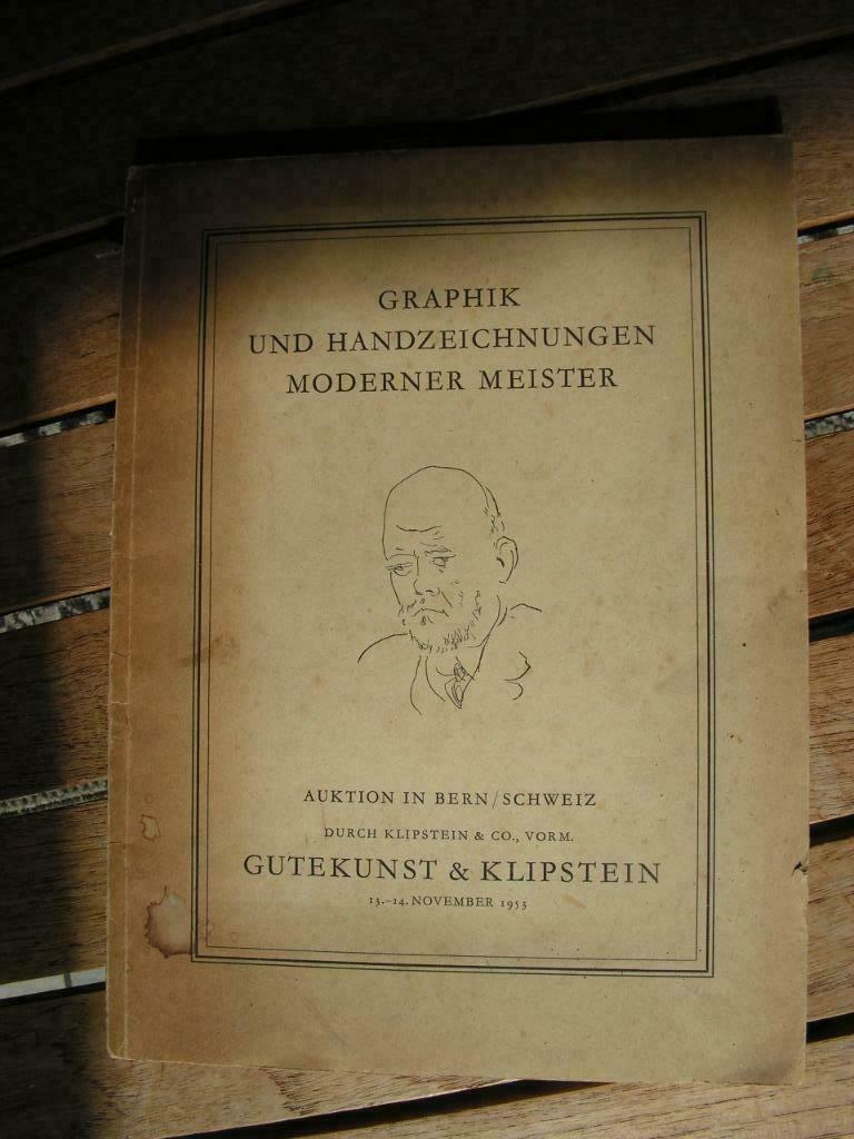 Livre « Graphik und Handzeichungen Moderner Meister », Enlèvement ou Envoi