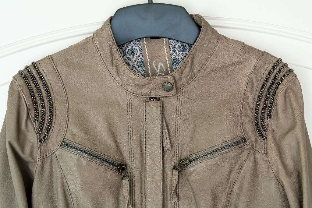 Gilet en cuir, marque Oakwood, NEUF, taille S, Neuf, Autres couleurs, Taille 36 (S), Oakwood