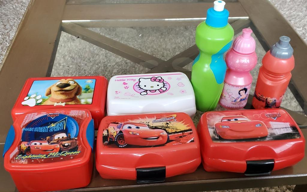 Boîtes à sandwich et gourdes, le tout à 10 euros, Enlèvement, Comme neuf