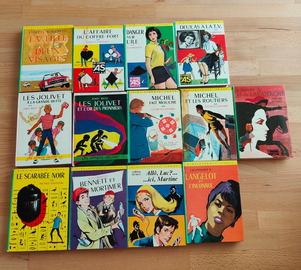 Livres de la Bibliothèque Verte et Rose, Enlèvement ou Envoi, Utilisé, Fiction
