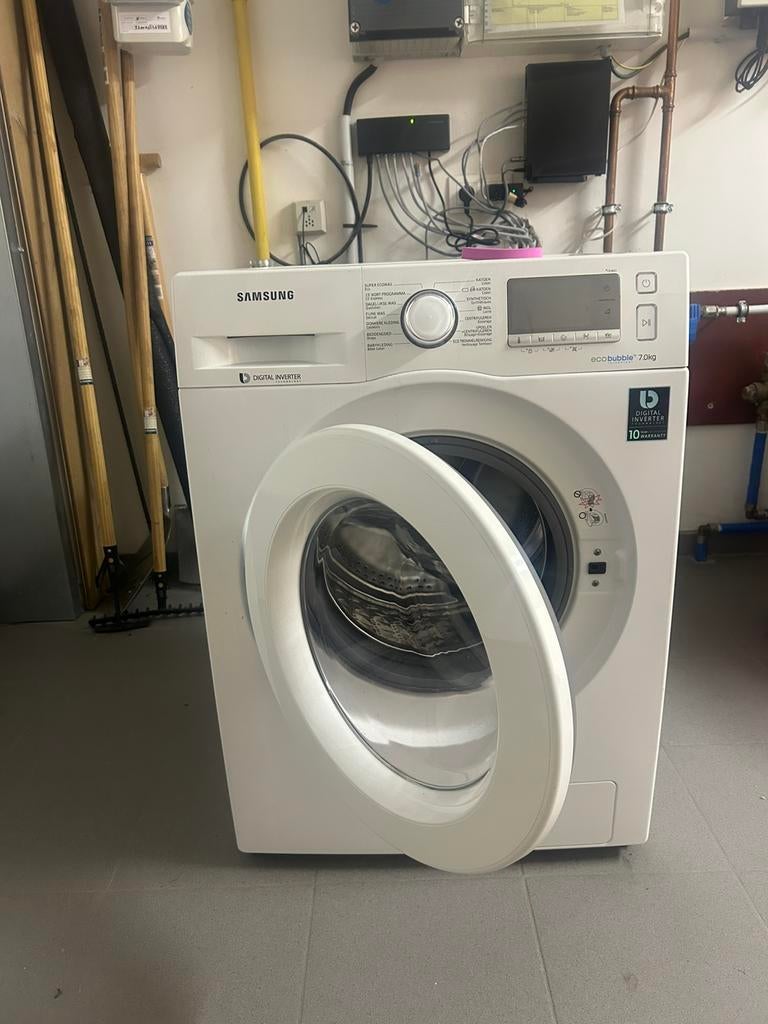 Wasmachine samsung eco Bubble 7 kg, Elektronische apparatuur, Ophalen, Zo goed als nieuw