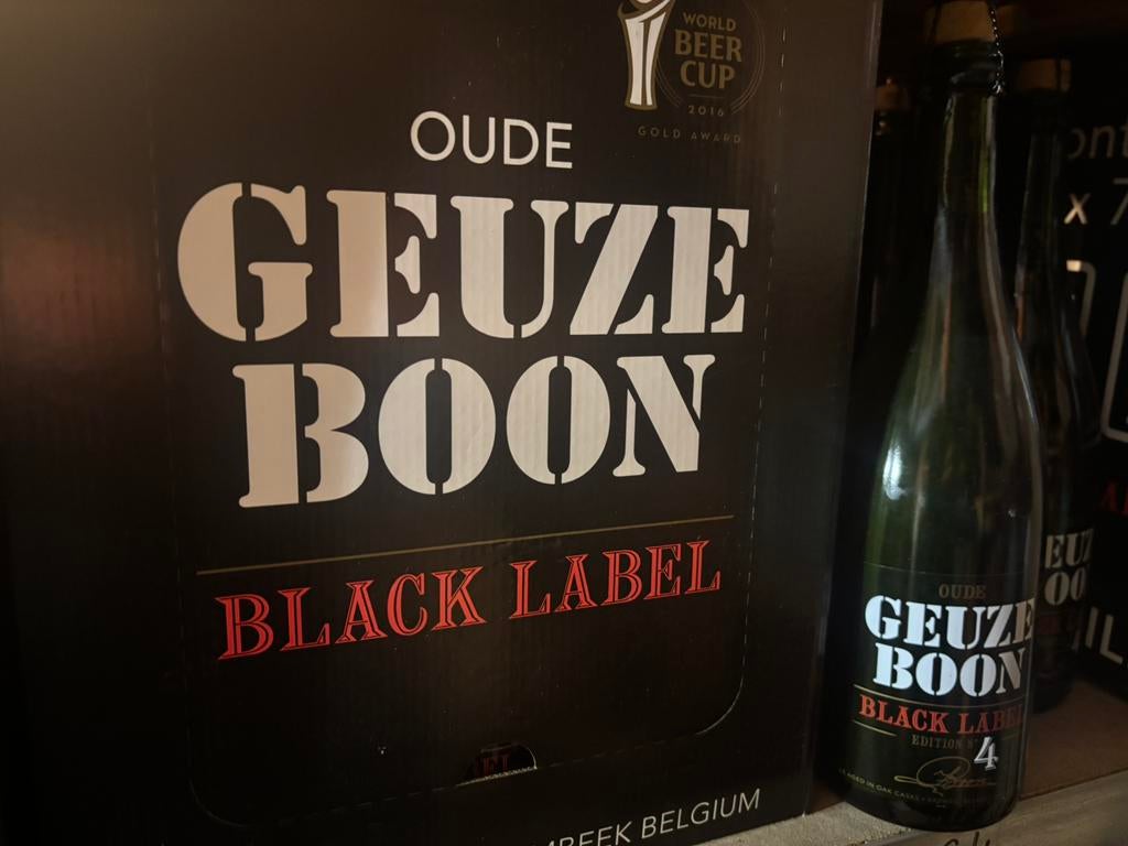 Étiquette noire Geuze 4, Enlèvement, Comme neuf
