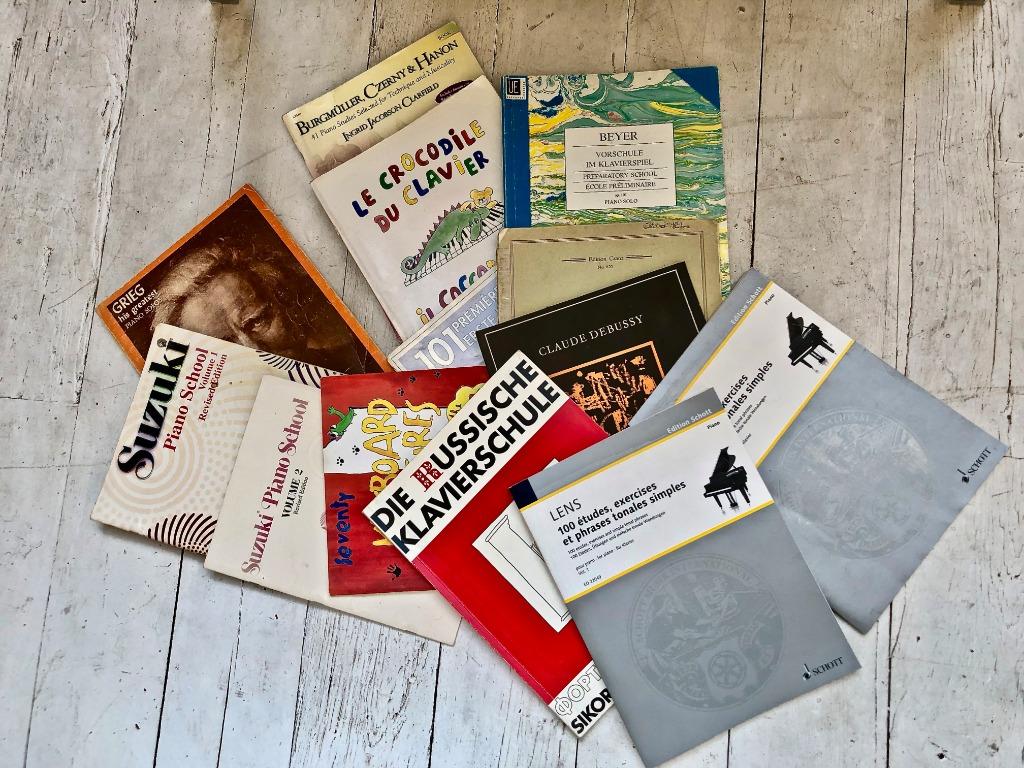 Piano studieboeken, Verzenden, Gelezen
