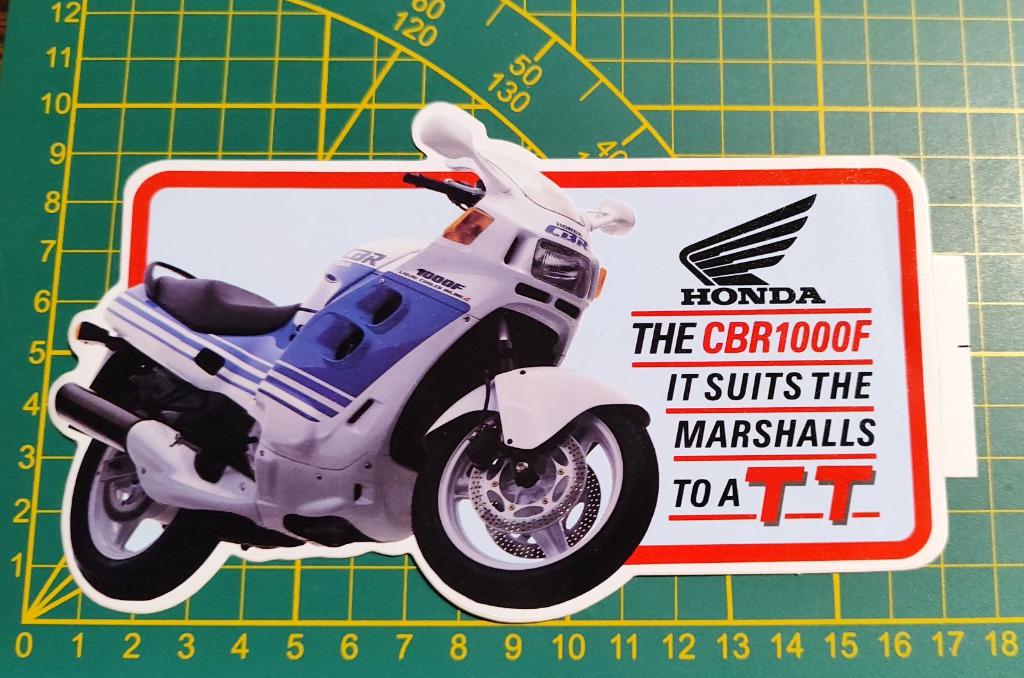 Sticker Honda CBR1100F 1988 TT (Assen), Ophalen of Verzenden