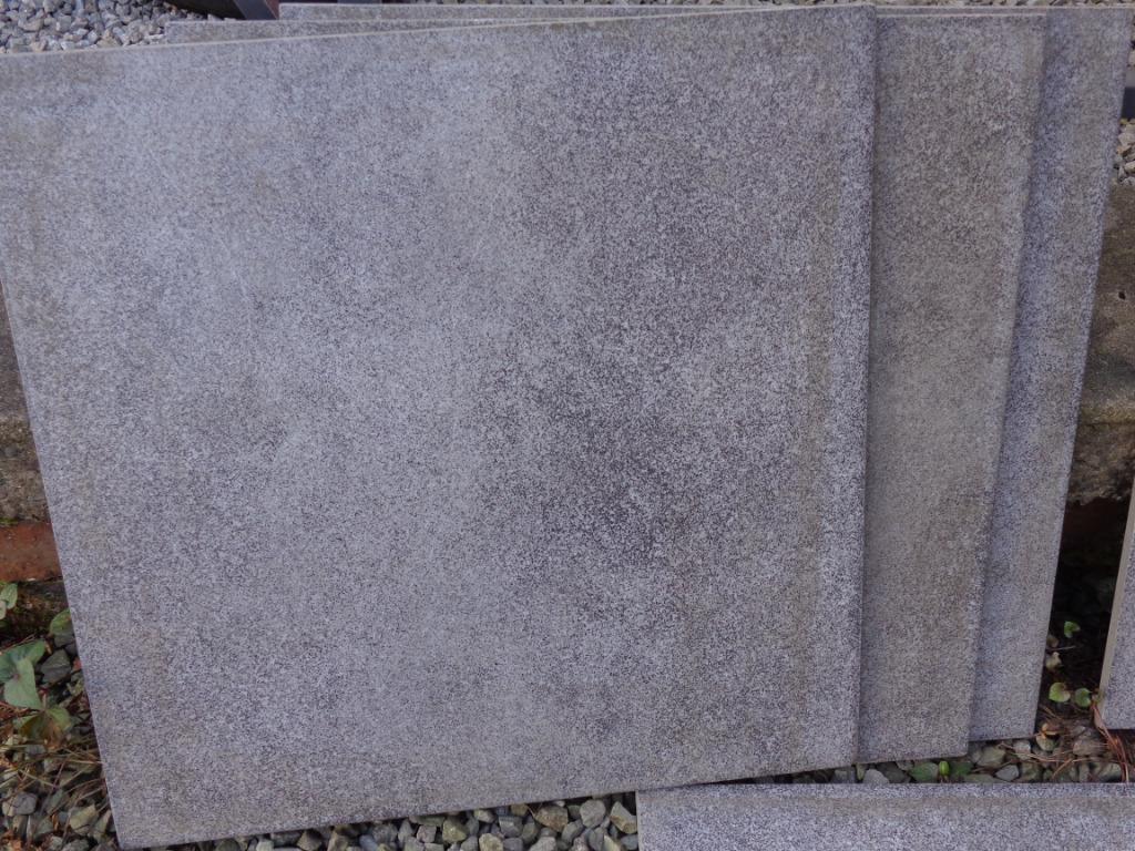 carrelage 45 cm/45 cm (3 pièces + découpes) Gris chiné, Neuf, Carrelage de sol, Enlèvement, Autres matériaux