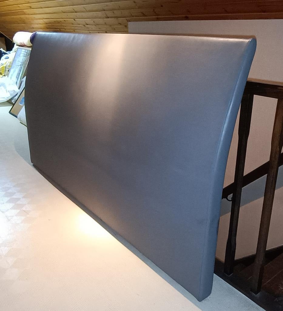Hoofdbord voor bed 190cm, 100 cm, Gris, Comme neuf, Enlèvement