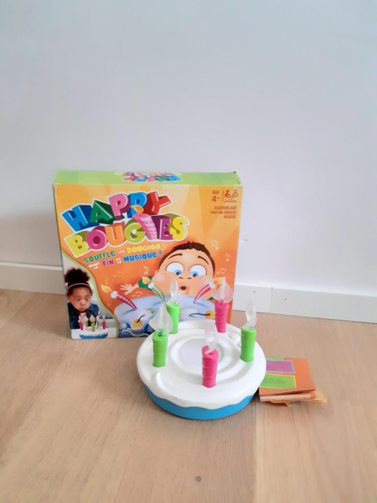 verjaardagsspel kaarsjes blazen Happy Bougies, Kinderen en Baby's, Ophalen of Verzenden, Nieuw, Rekenen