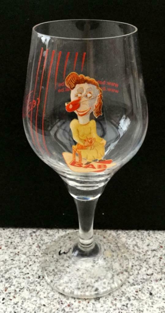 bier brouwerij glas Bab Aigle belgica Brugge proeft 7 lijnen, Verzamelen, Ophalen of Verzenden, Zo goed als nieuw, Bierglas