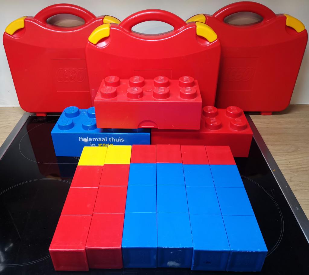 Lego (brood)dozen en drinkflessen, Ophalen, Gebruikt