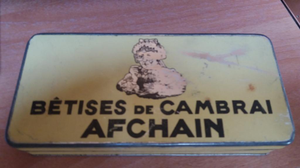 Boîte en fer "Bêtises de Cambrai", Enlèvement ou Envoi, Utilisé, Autre
