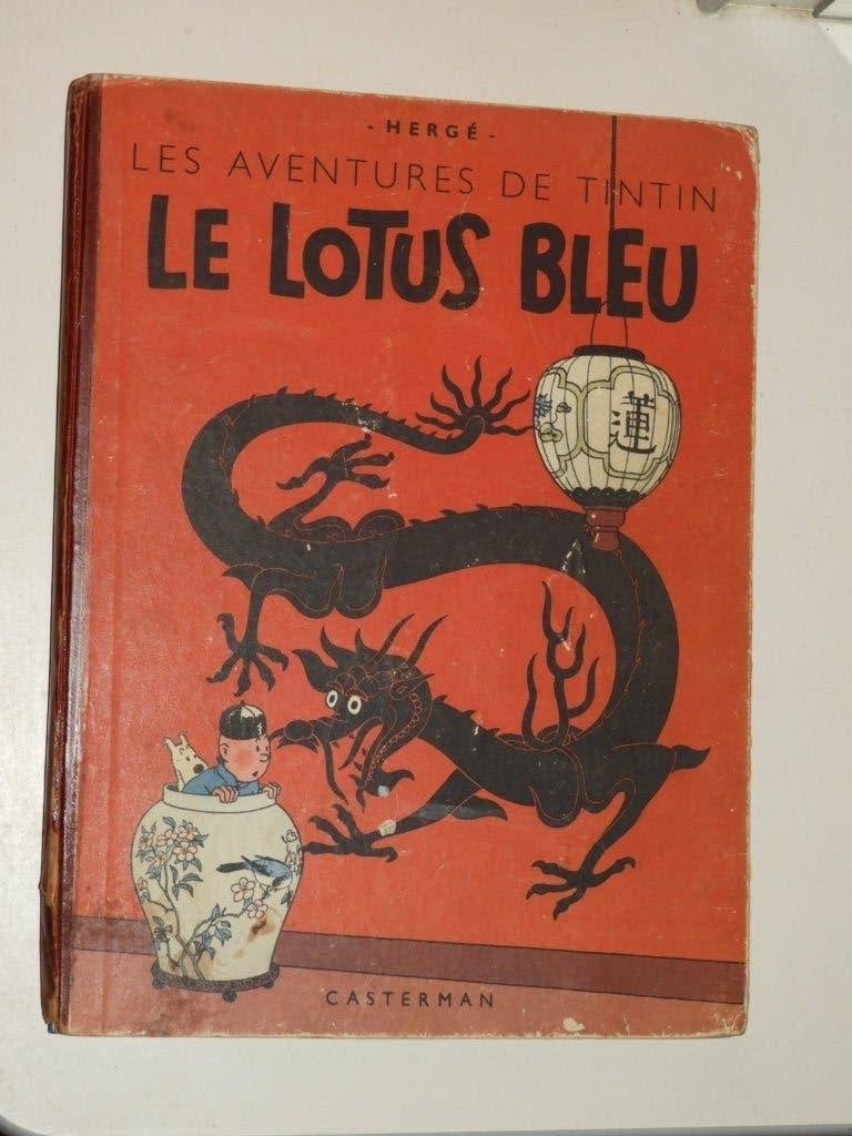 bd Tintin / Le Lotus Bleu - EO, Livres, Une BD, Enlèvement ou Envoi, Utilisé, Hergé