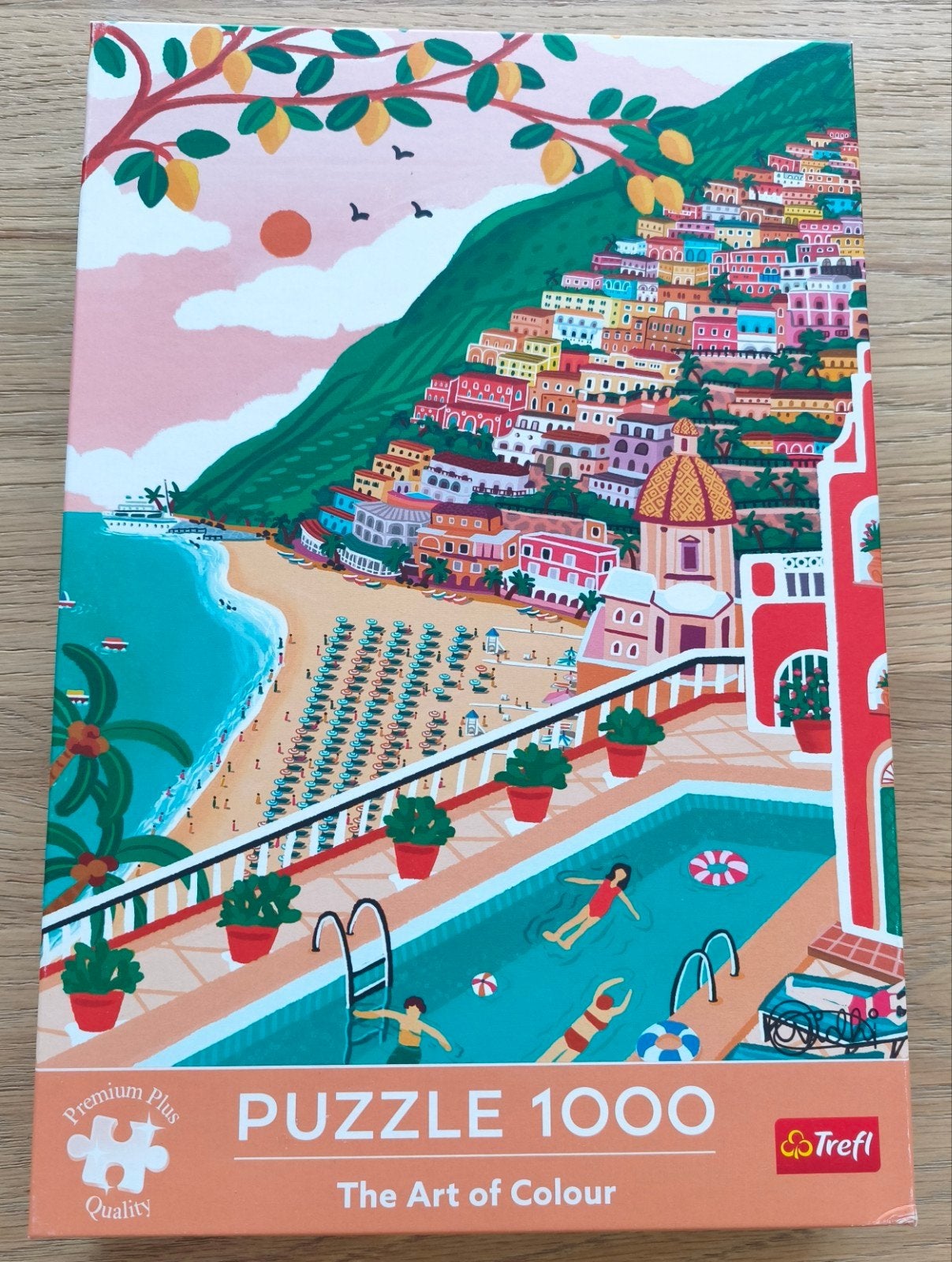 Trefl Positano puzzel van 1000 stukjes, Hobby en Vrije tijd, Denksport en Puzzels, Ophalen of Verzenden, 500 t/m 1500 stukjes