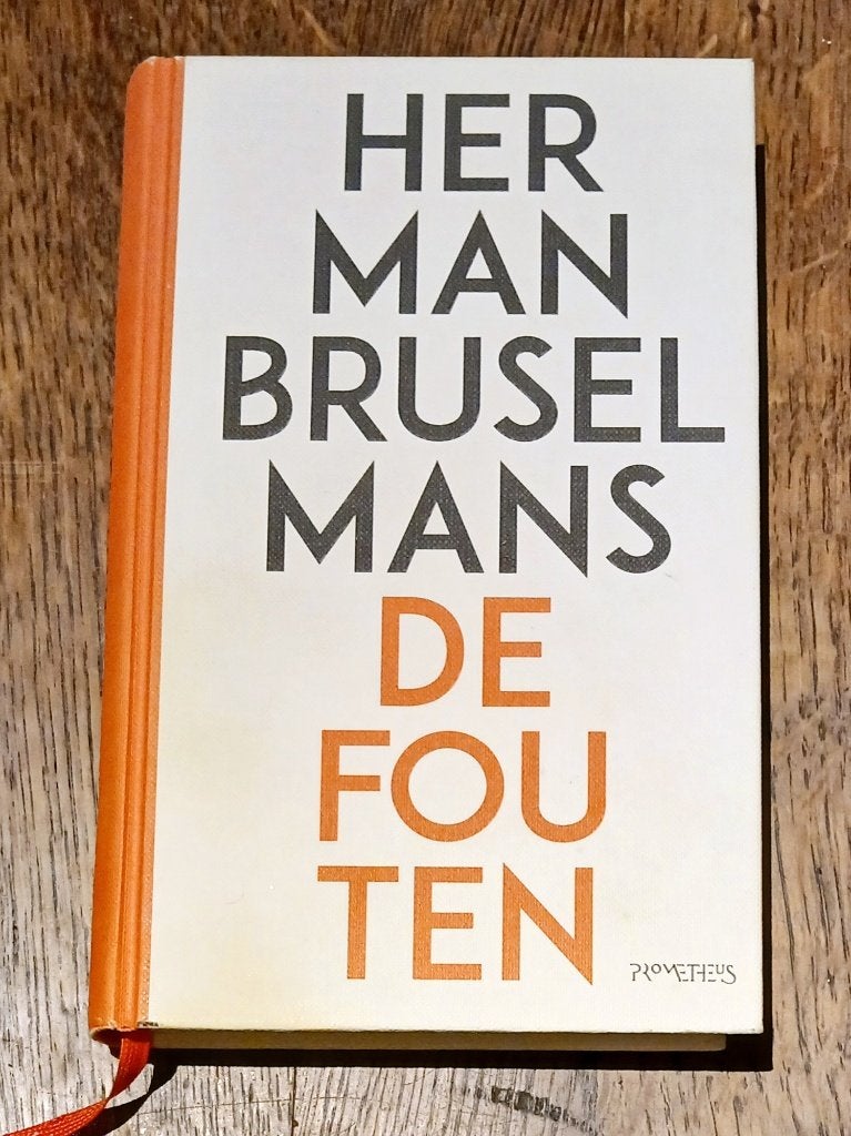 Gesigneerd boek Herman Brusselmans De fouten, Boeken, Ophalen of Verzenden