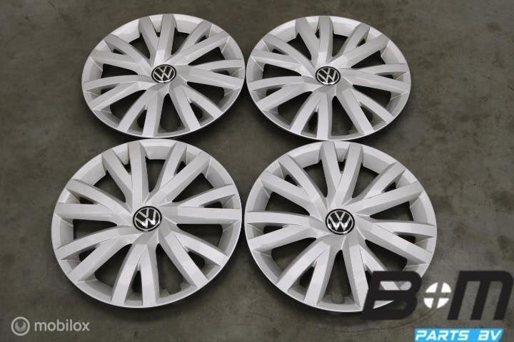 Set 16 inch wieldoppen VW Golf 7 / 8 etc 5H0601147C, Gebruikt, Band(en)