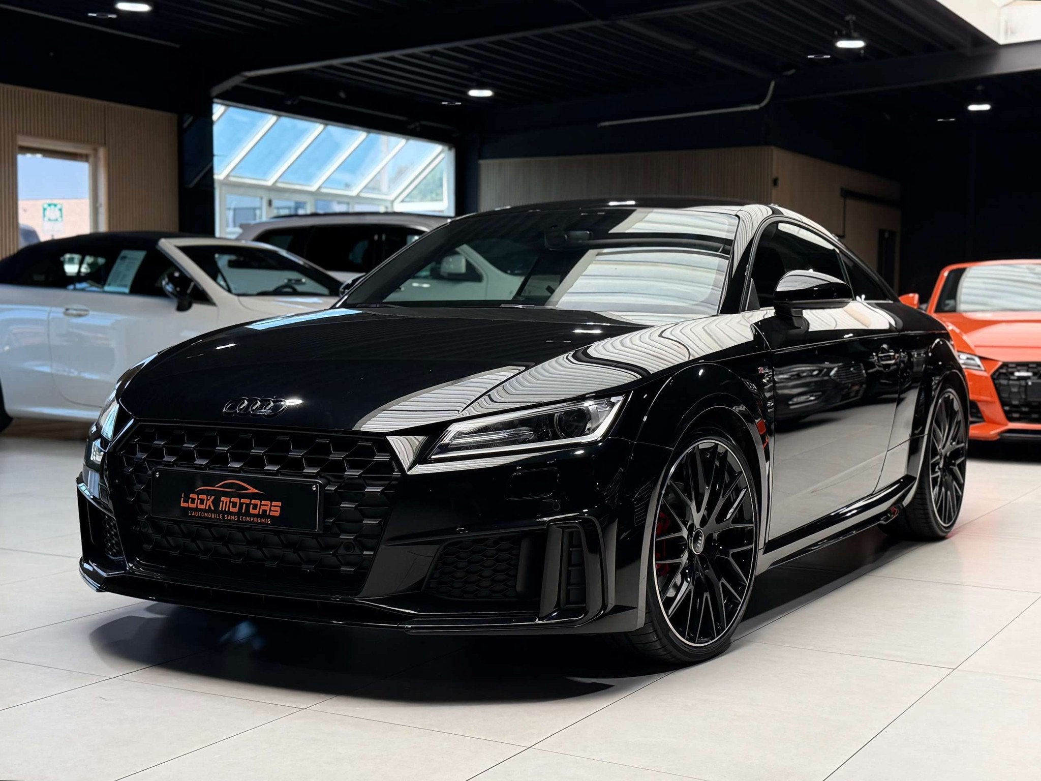 Audi TT Coupé 40 TFSI Competition S line S tronic 197CV KEY, Autos, Cuir, Euro 6, Noir, 2 portes