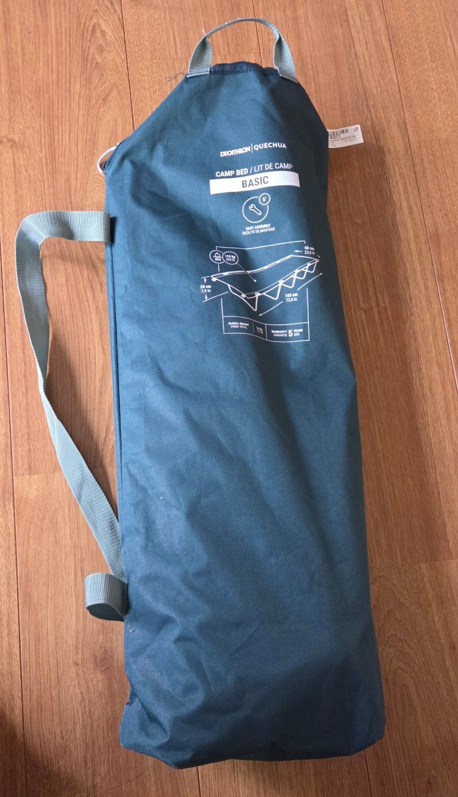 QUECHUA Veldbed, Caravanes & Camping, Sacs de couchage, Enlèvement, Comme neuf