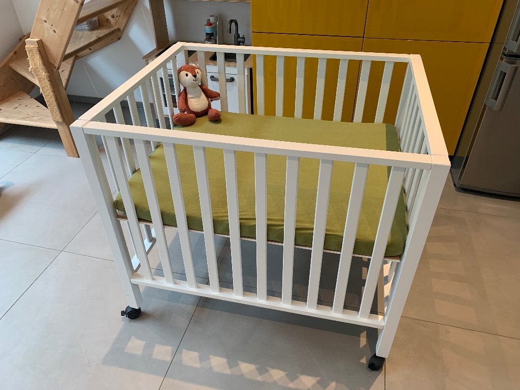 Park baby, Enlèvement, Comme neuf, Rectangulaire, Roulettes