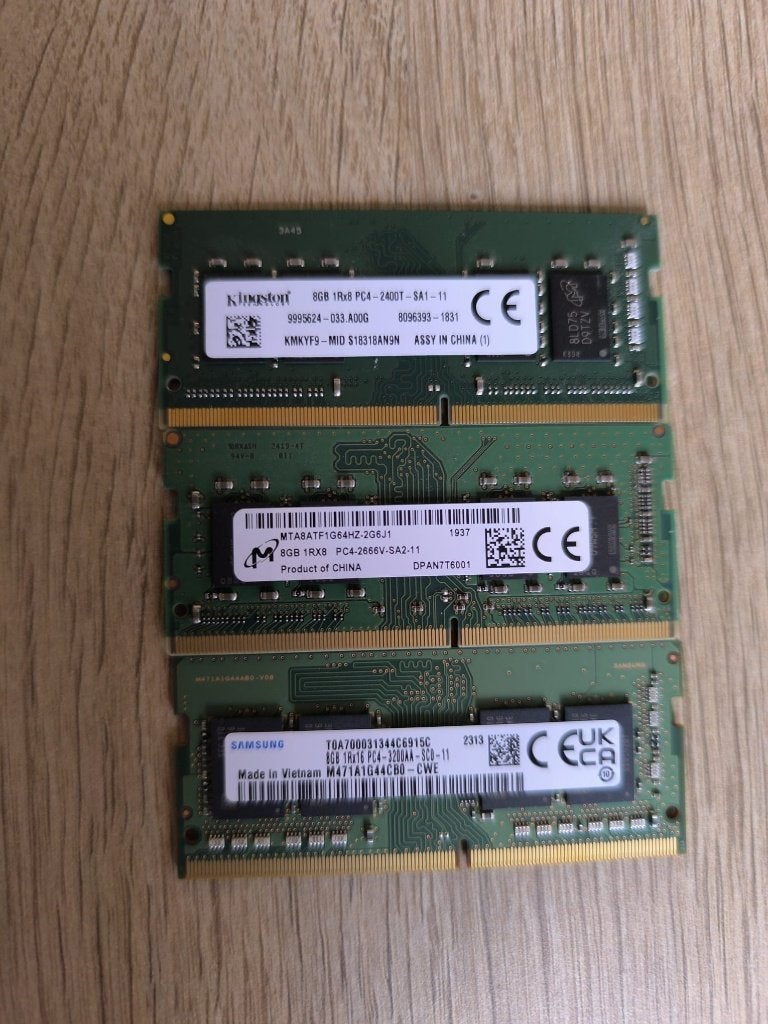 DDR4-sticks van 8 GB (variabele frequenties), Ophalen, Gebruikt, DDR4, 8 GB