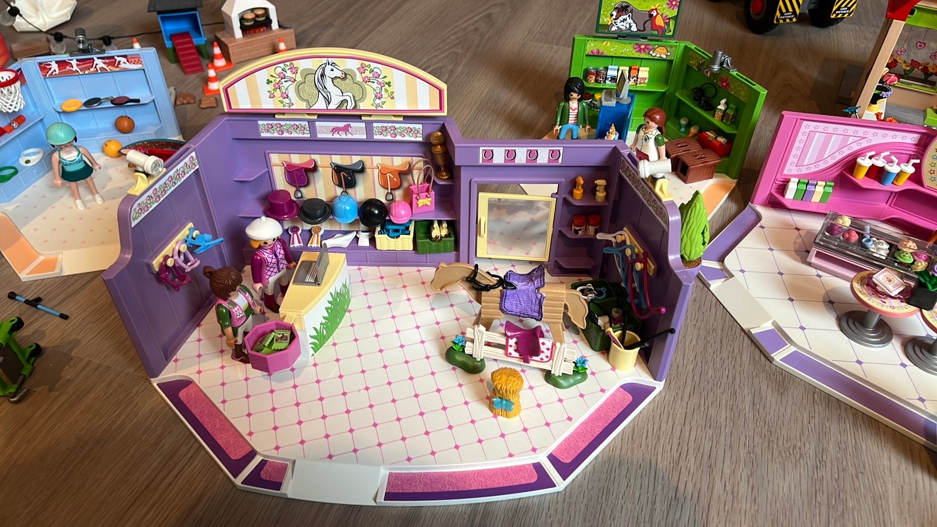 Paardenwinkel Playmobil, Kinderen en Baby's, Ophalen, Gebouw, Complete set, Nieuw