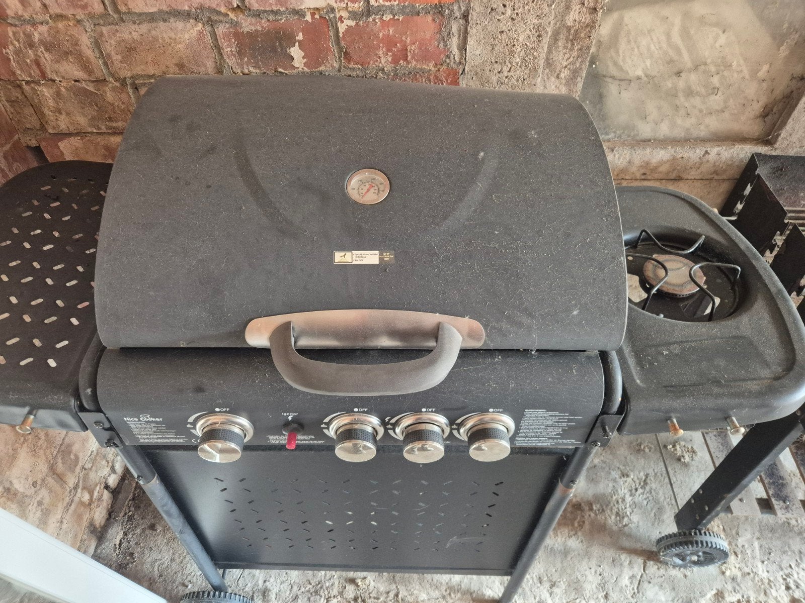 gas BBQ, Tuin en Terras, Ophalen, Zo goed als nieuw