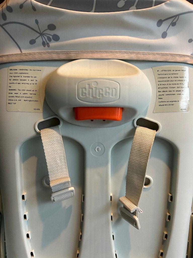 Plooibare eetstoel Chicco, Ophalen, Gebruikt, Inklapstoel, Aanschuifbaar
