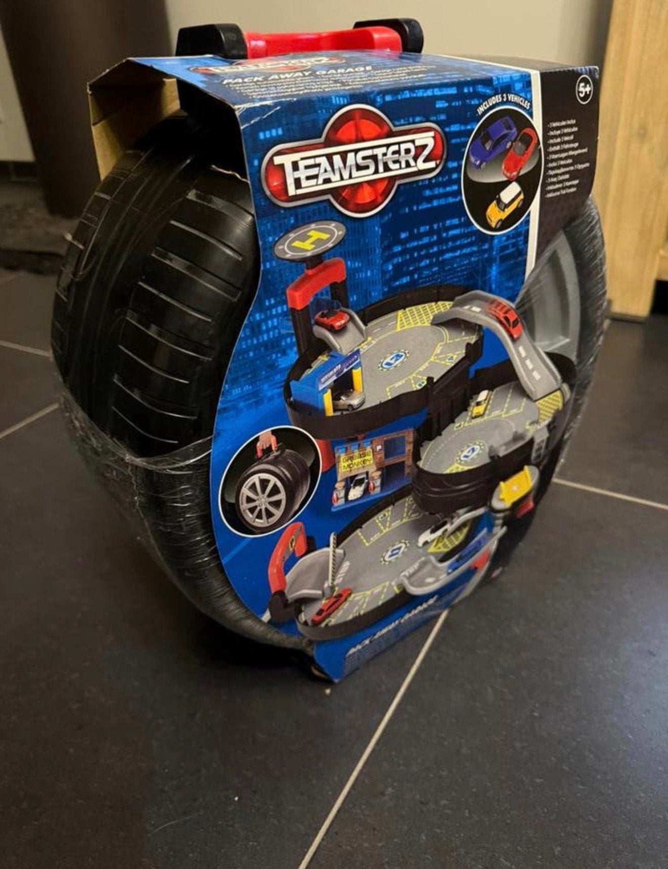 Teamsterz Pack Away opvouwbare garage, ongeopende verpakking, Kinderen en Baby's, Speelgoed |Speelgoedvoertuigen, Ophalen, Zo goed als nieuw