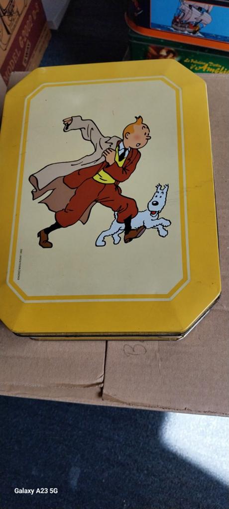 Boîte Tintin, Enlèvement, Tintin