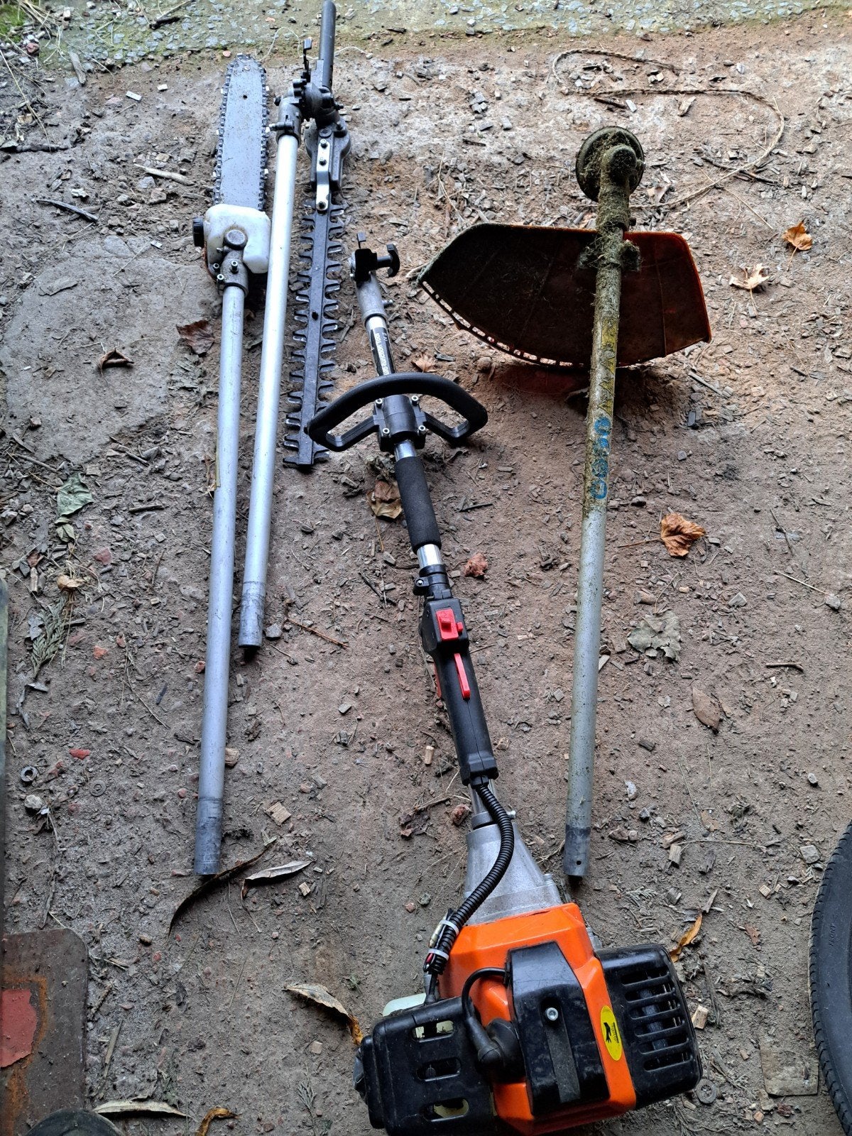 Debroussailleuse 4 en 1, Enlèvement